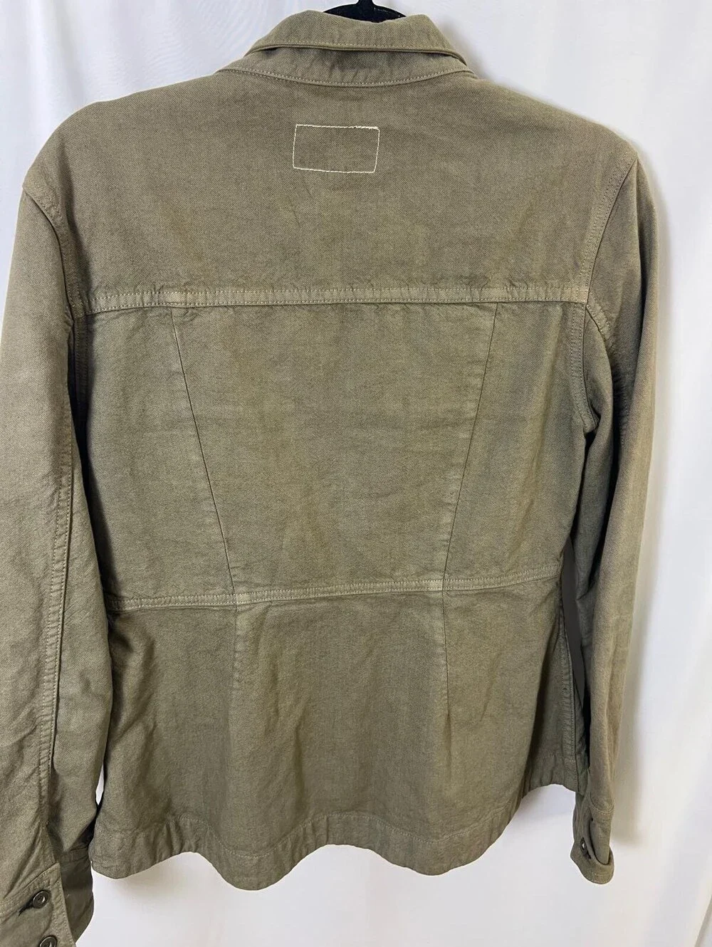 rag & bone Military Green Cotton Jacket Medium Utility